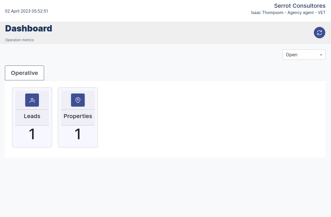 Agency Agent Dashboard Agency agent User dasboard