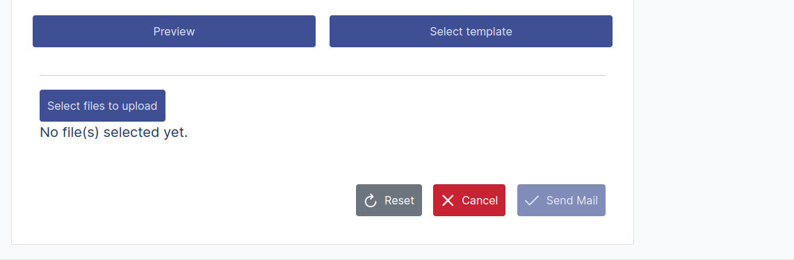 New email Form register New Lead