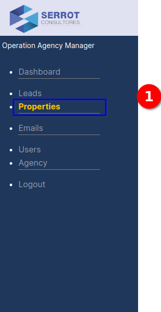 Agency Manager User Menu Agency Manager User Menu