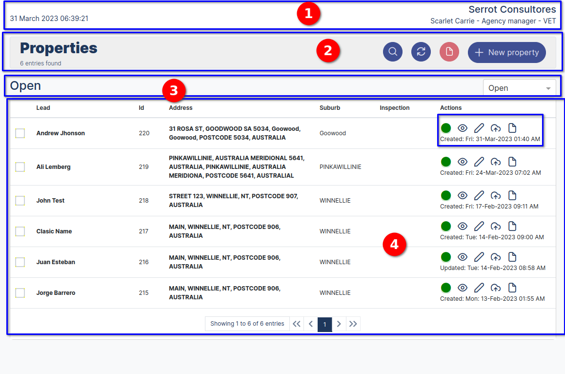 New Lead Form register New Lead