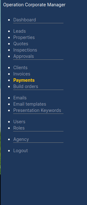 Corporate Quotes Approvals modules