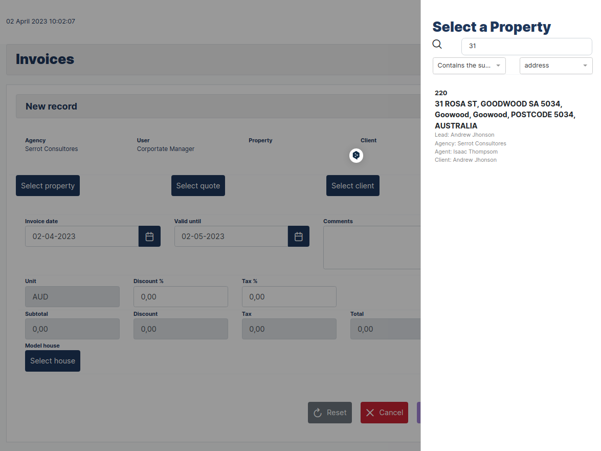 Approvals AQuotes modules