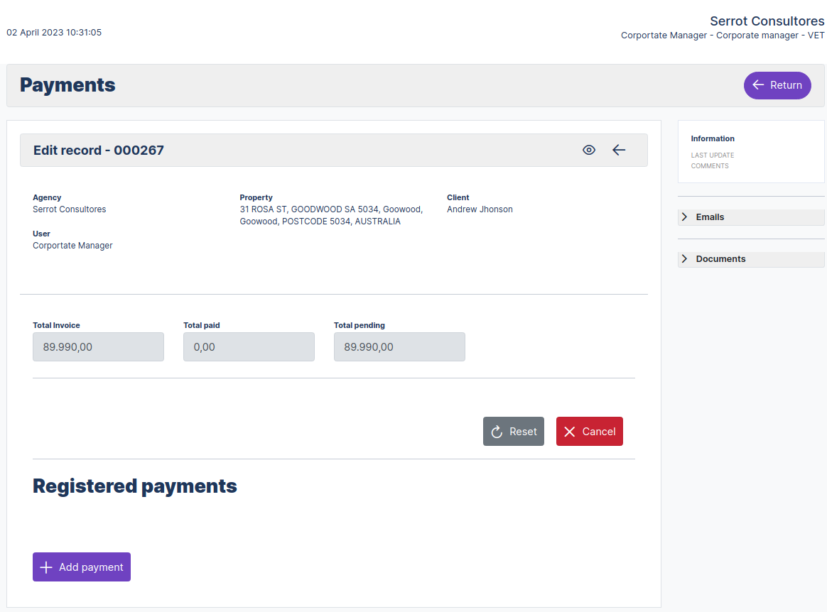 Payment AQuotes modules