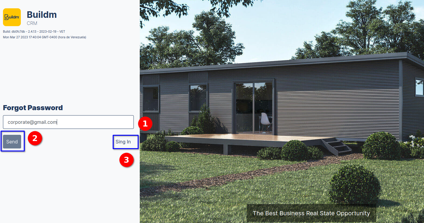 Forgot Password Module Forgot