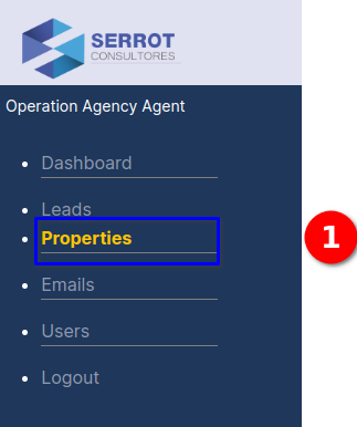 Agency Agent User Menu Agency agent User Menu
