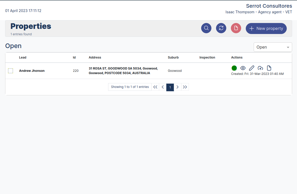 New Lead Form register New Lead