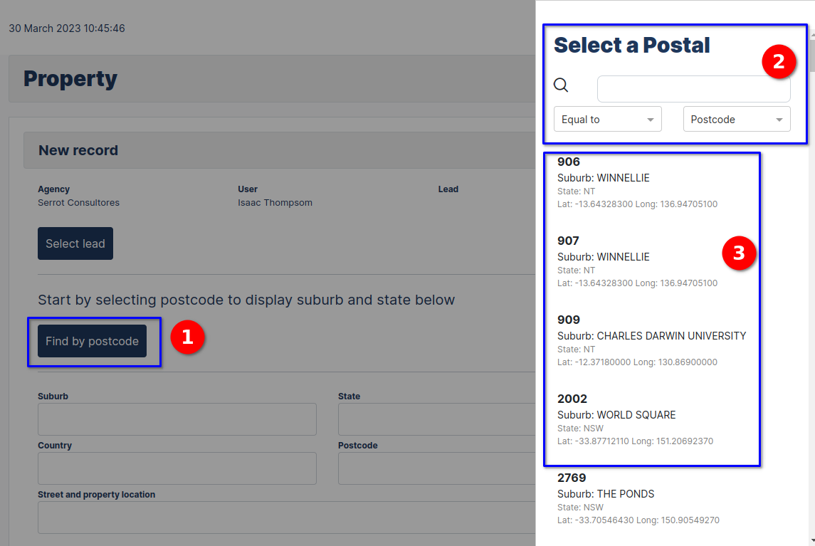 New Lead Form register New Lead