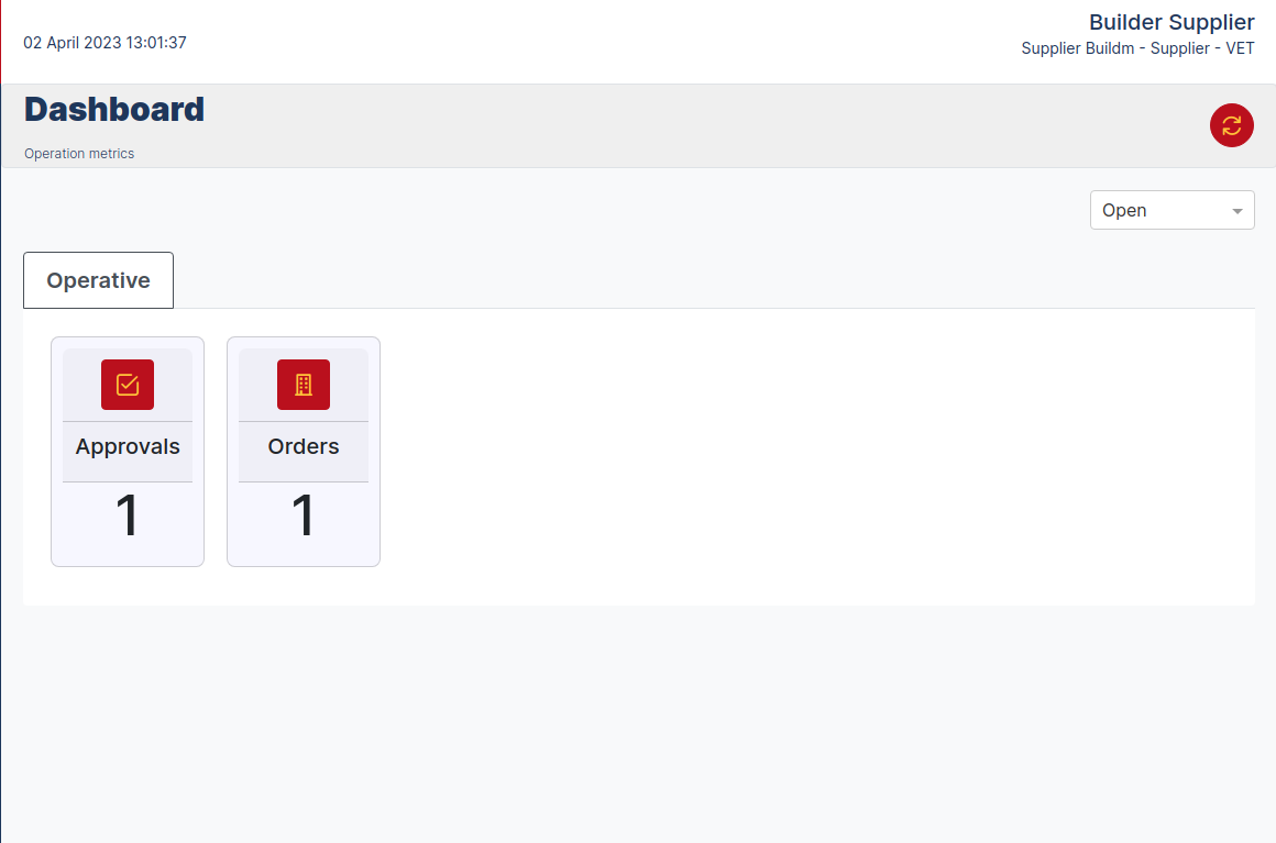 Supplier Dashboard Agency Manager User dasboard
