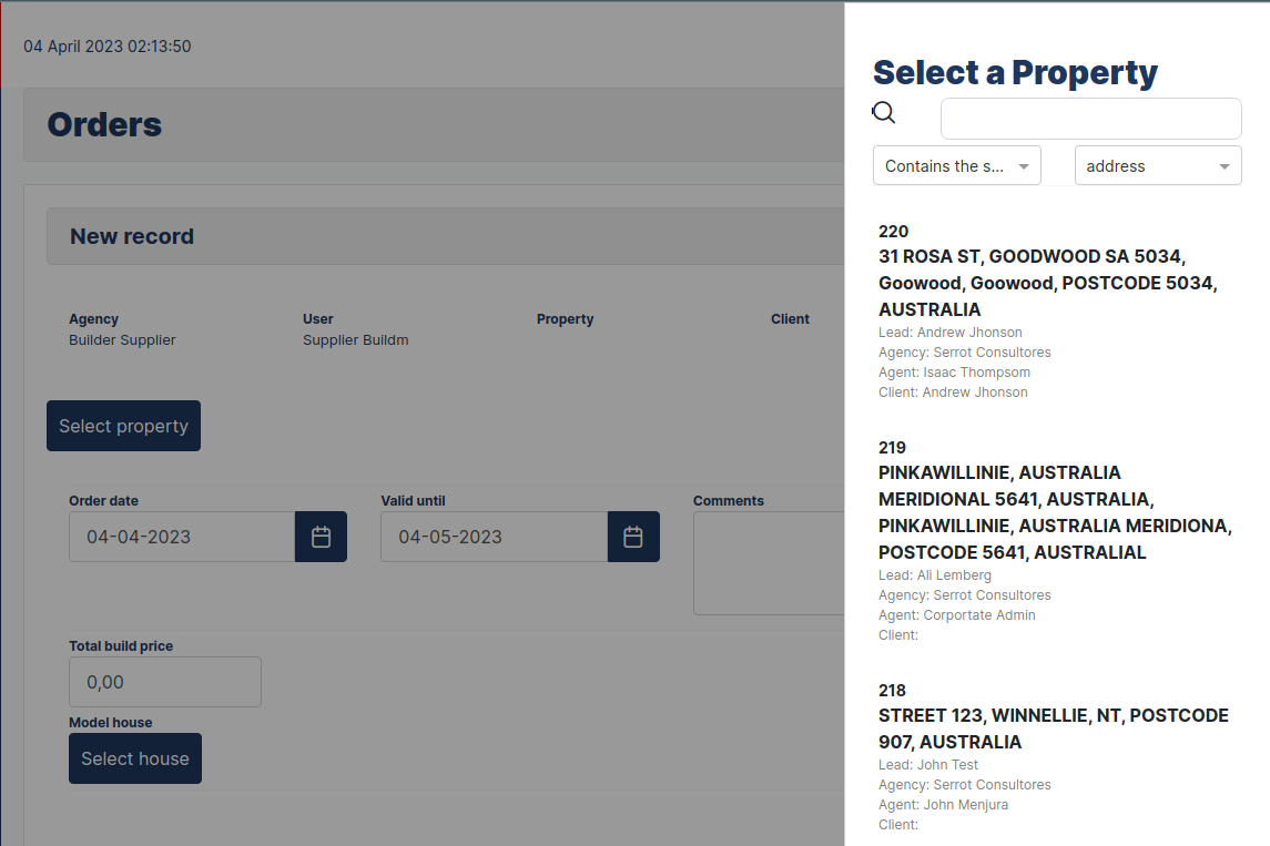 New Lead Button New Lead