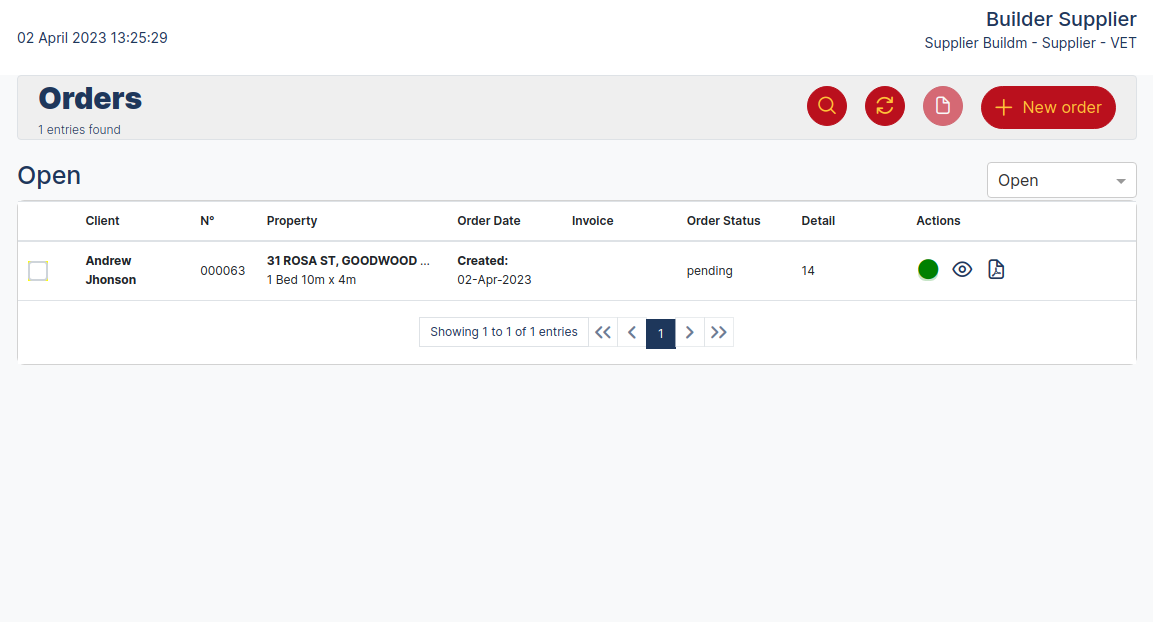 New Lead Button New Lead
